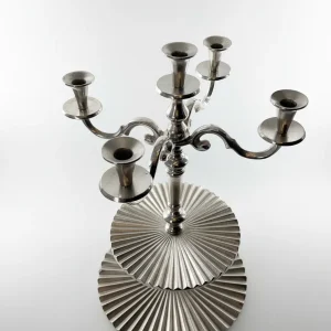 ظرف دو طبقه المینییوم با شمعدان